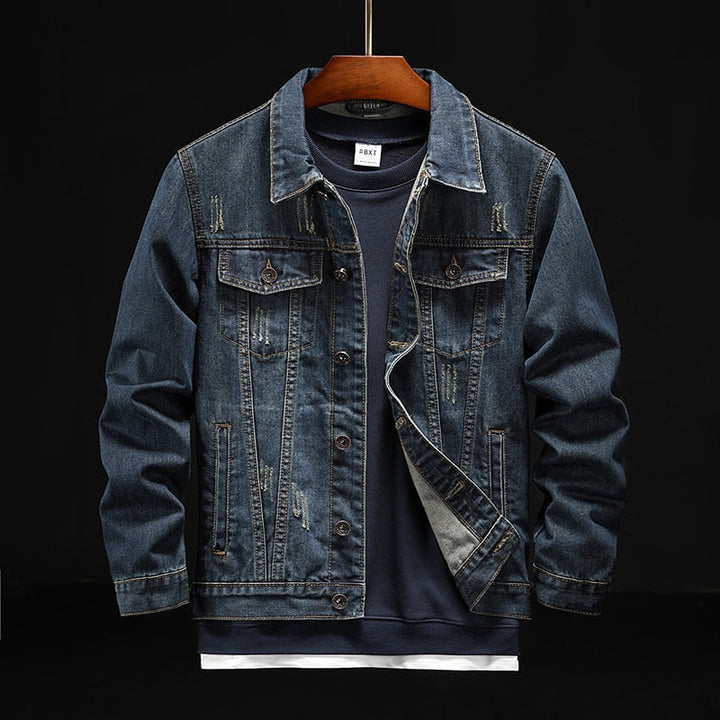 Denim Jacket with Design