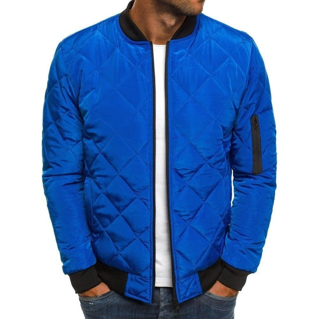 Men’s Quilted Bomber Jacket