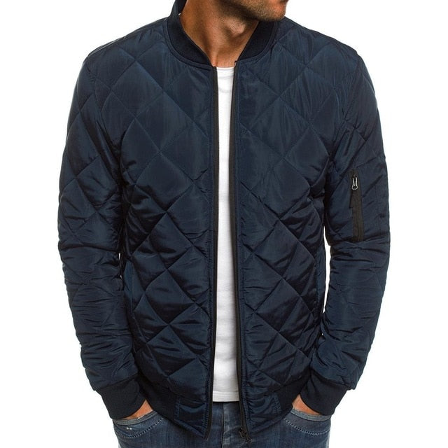 Men’s Quilted Bomber Jacket